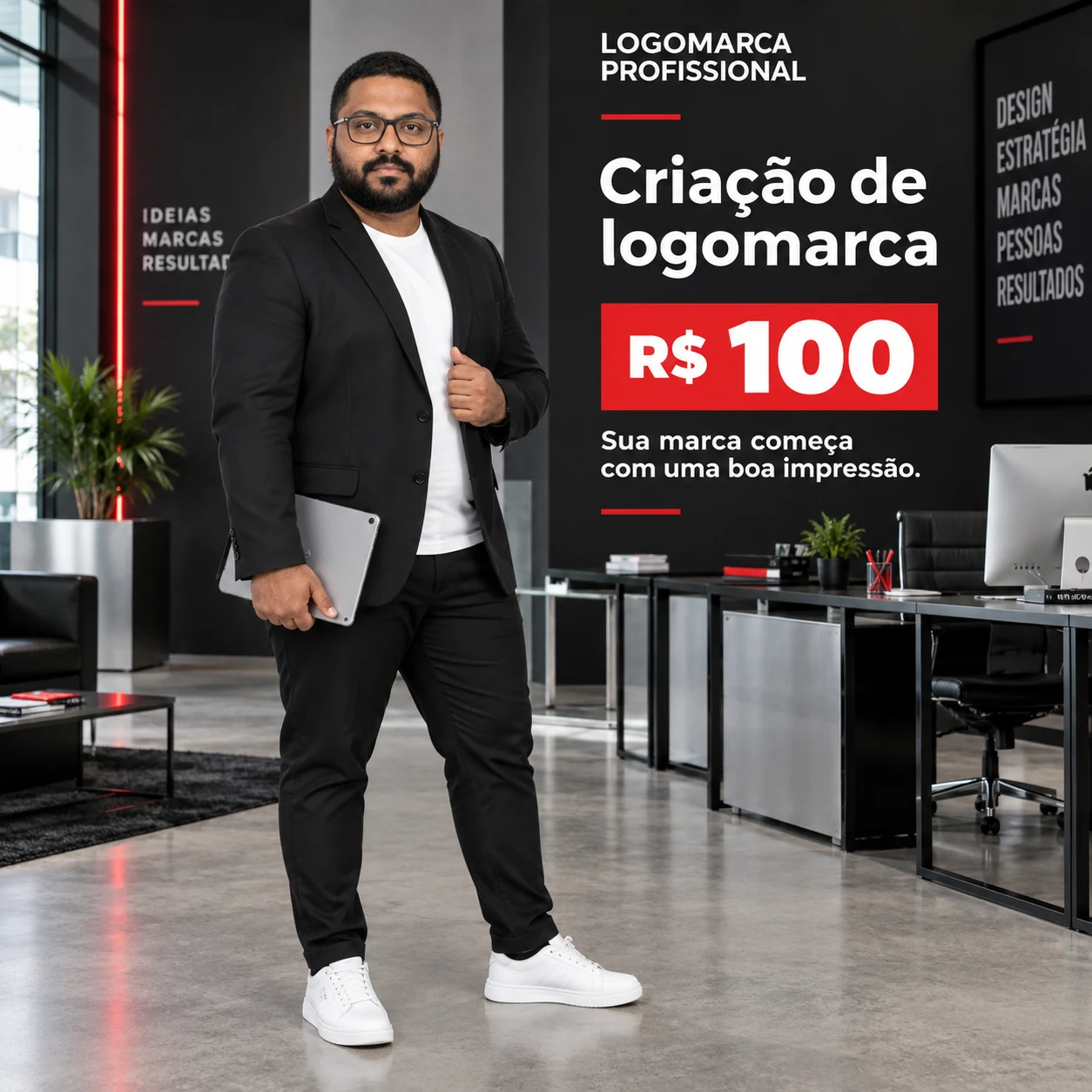 Serviço de criação de logomarca profissional